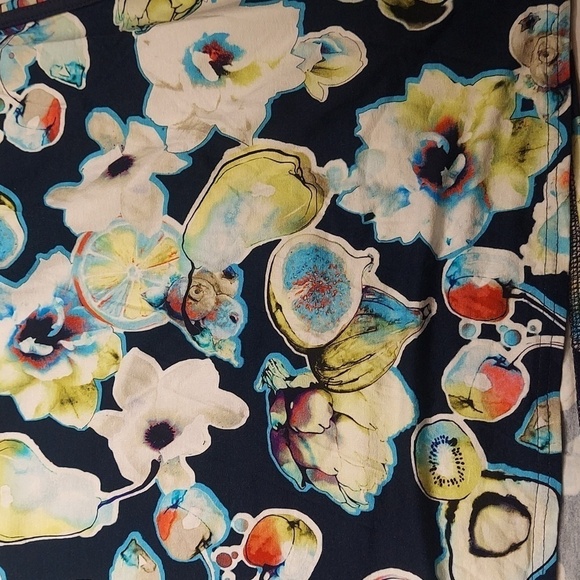 Frank Walder flared Fruity skirt-Multicolor US Size 20 - Picture 3 of 9